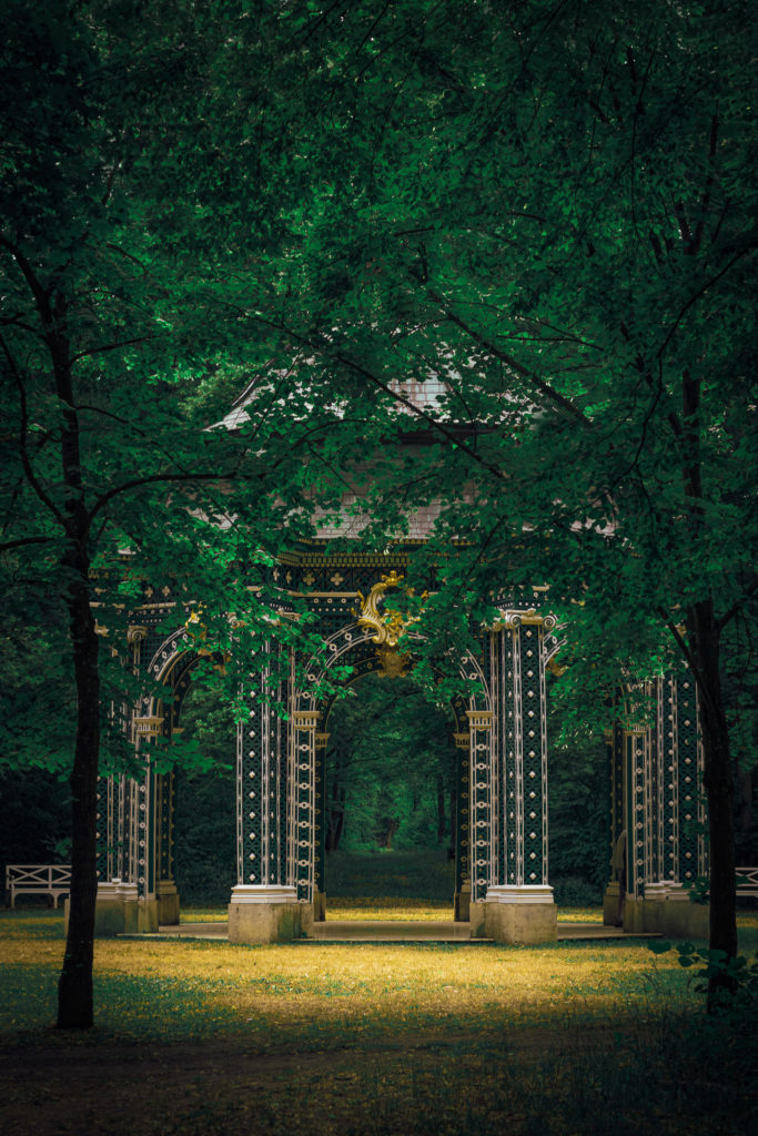 Ansicht des Grünen Lusthauses im Park des Schlosses Laxenburg - WIKAM Messe Laxenburg